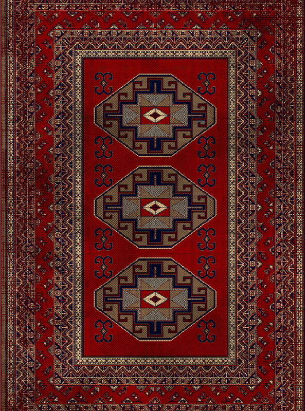 قالیچه و فرشینه سنتی و مدرن هال و پذیرایی برند رویان کدZ416 سایت خرید برو