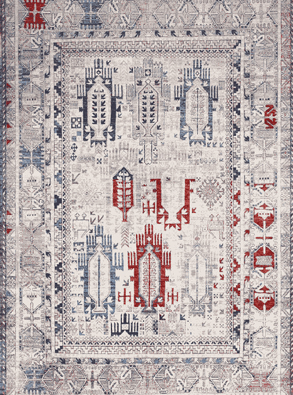 قالیچه و فرشینه سنتی و مدرن هال و پذیرایی برند رویان کدZ423 سایت خرید برو