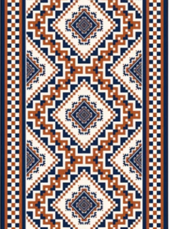 قالیچه و فرشینه سنتی و مدرن هال و پذیرایی برند رویان کدZ451 سایت خرید برو