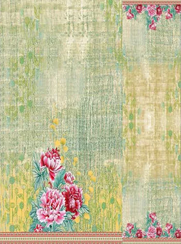 قالیچه و فرشینه سنتی و مدرن هال و پذیرایی برند رویان کدZ466 سایت خرید برو