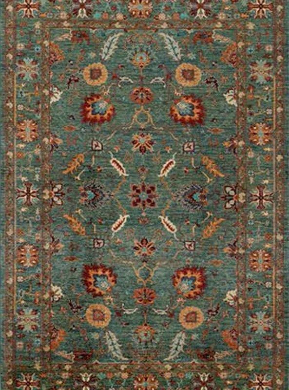 قالیچه و فرشینه سنتی و مدرن هال و پذیرایی برند رویان کدZ467 سایت خرید برو