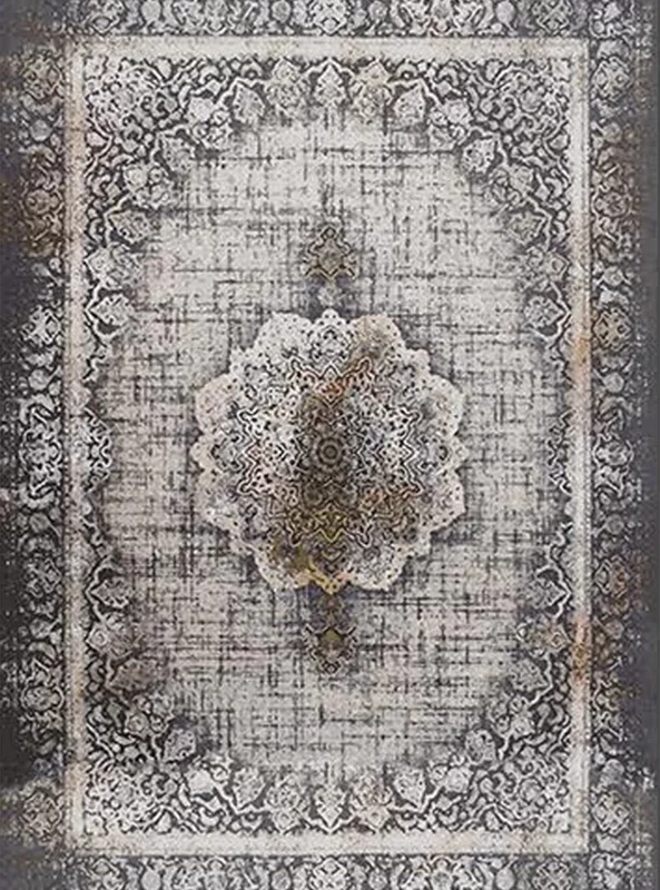 قالیچه و فرشینه سنتی و مدرن هال و پذیرایی برند رویان کدZ472 سایت خرید برو