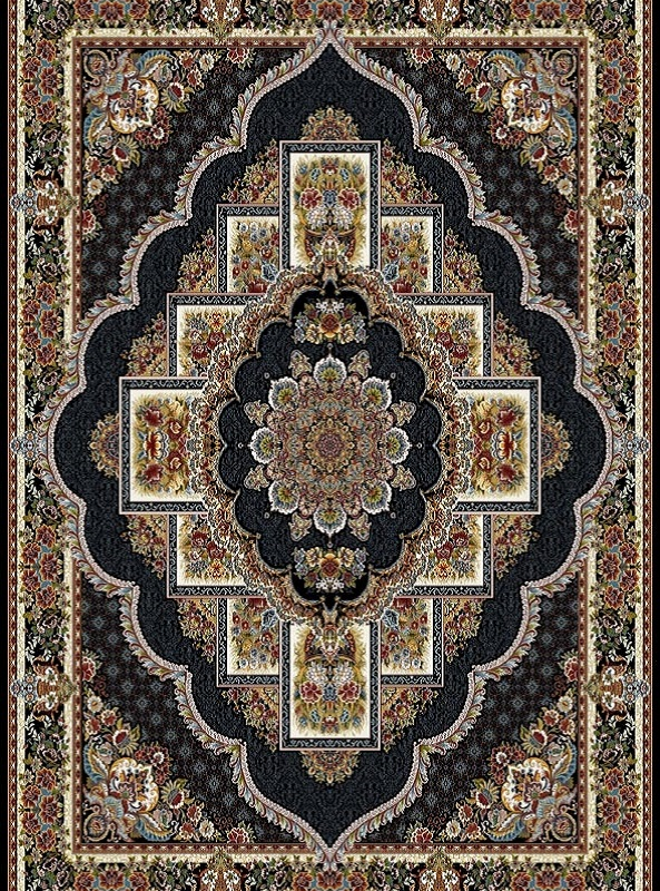 قالیچه و فرشینه سنتی و مدرن هال و پذیرایی برند رویان کد D4 سایت خرید برو