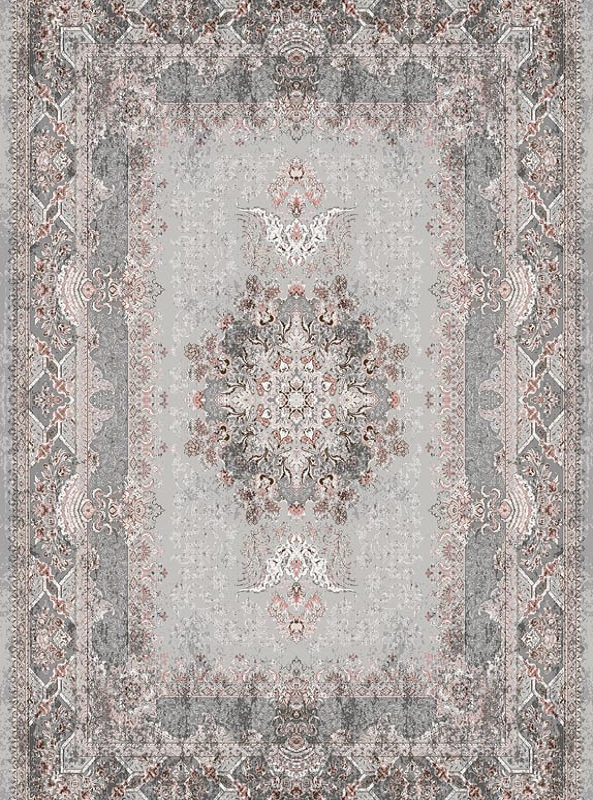 قالیچه و فرشینه سنتی و مدرن هال و پذیرایی برند رویان کد D27 سایت خرید برو