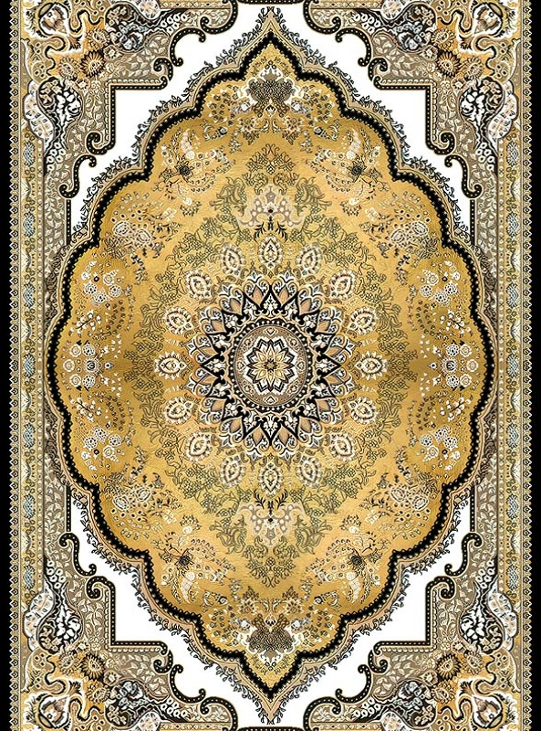 قالیچه و فرشینه سنتی و مدرن هال و پذیرایی برند رویان کد D47 سایت خرید برو