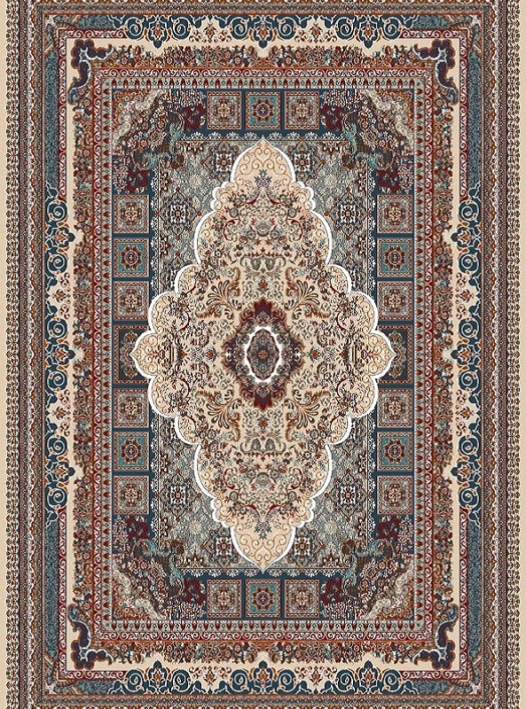 قالیچه و فرشینه سنتی و مدرن هال و پذیرایی برند رویان کد D52 سایت خرید برو