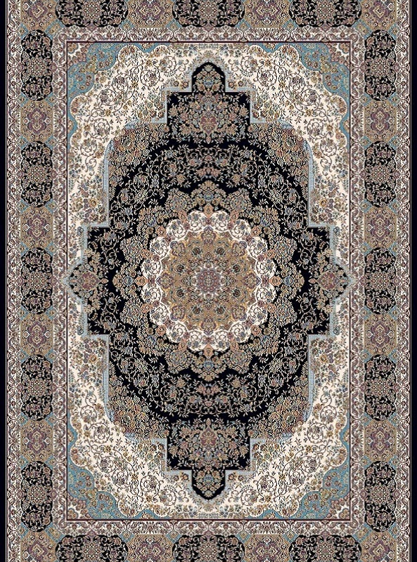 قالیچه و فرشینه سنتی و مدرن هال و پذیرایی برند رویان کد D53 سایت خرید برو