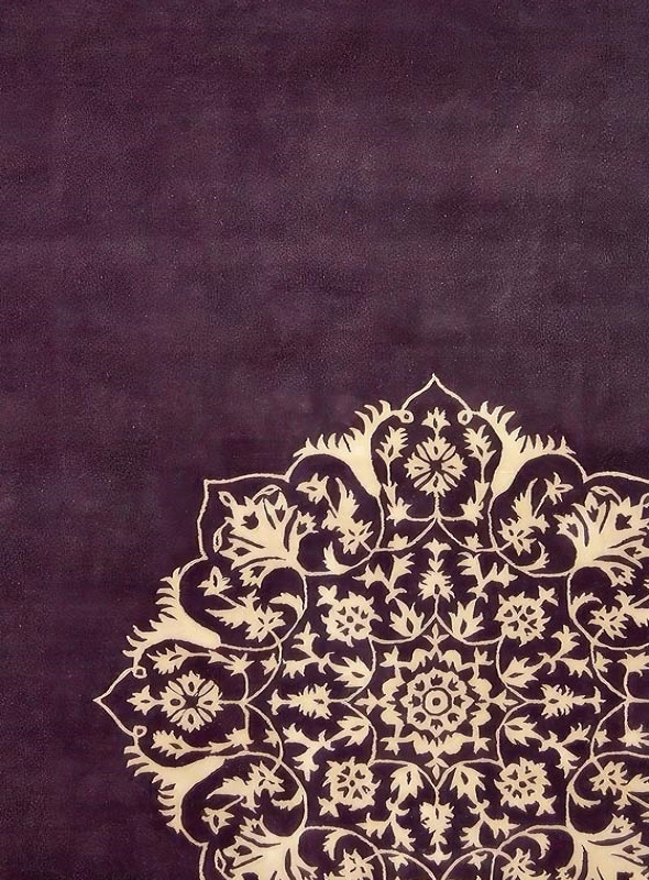 قالیچه و فرشینه سنتی و مدرن هال و پذیرایی برند رویان کد D63 سایت خرید برو