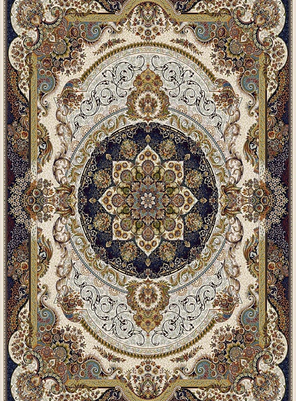 قالیچه و فرشینه سنتی و مدرن هال و پذیرایی برند رویان کد D72 سایت خرید برو