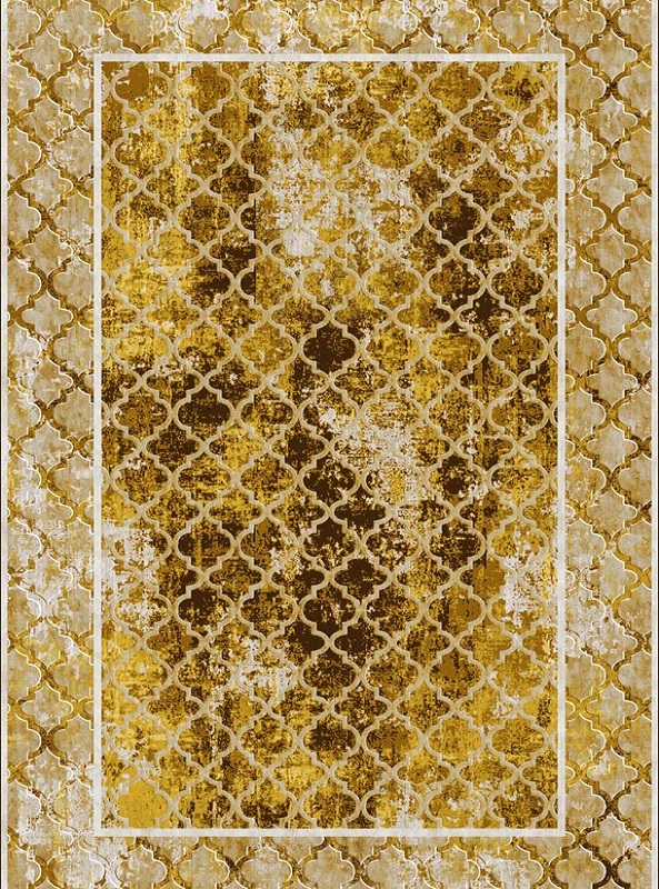 قالیچه و فرشینه سنتی و مدرن هال و پذیرایی برند رویان کد D115 سایت خرید برو