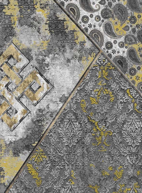 قالیچه و فرشینه سنتی و مدرن هال و پذیرایی برند رویان کد D151 سایت خرید برو