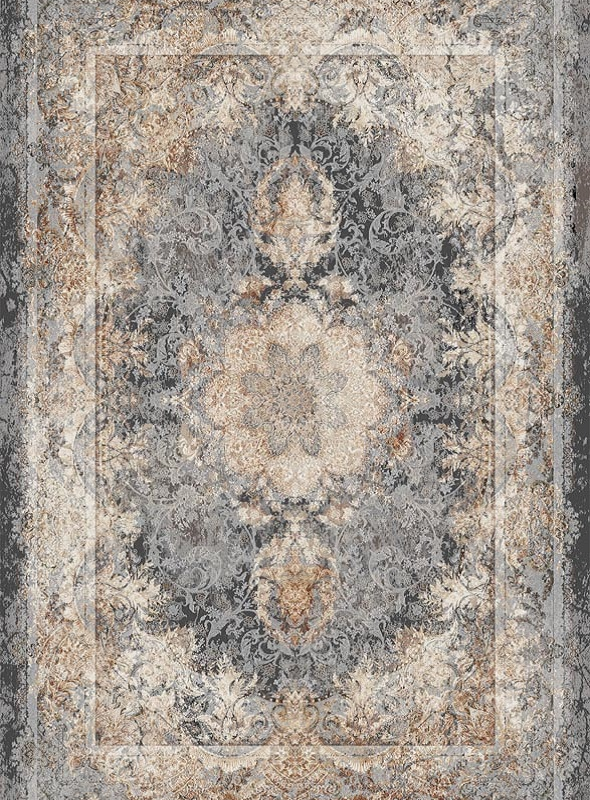 قالیچه و فرشینه سنتی و مدرن هال و پذیرایی برند رویان کد D153 سایت خرید برو