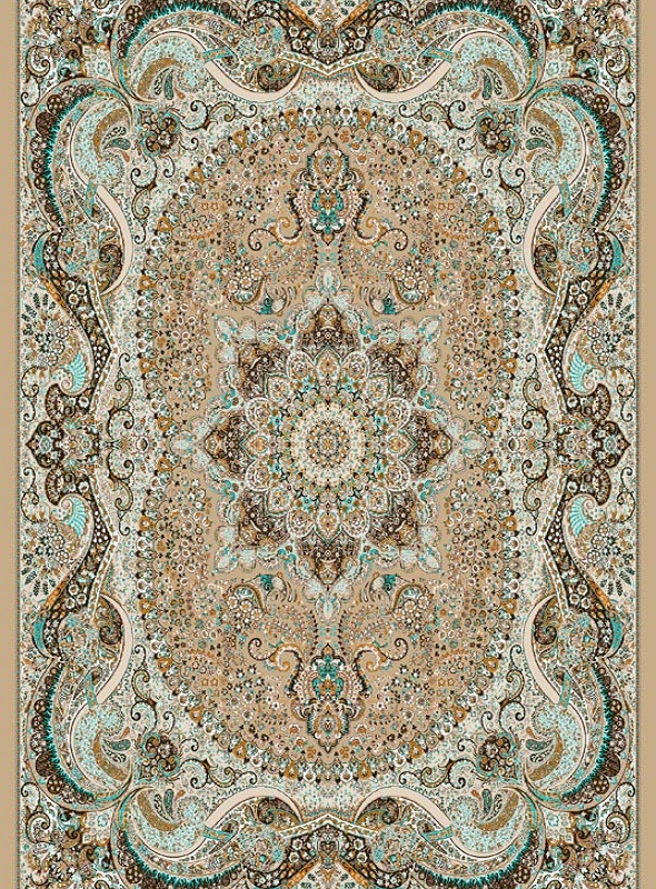 قالیچه و فرشینه سنتی و مدرن هال و پذیرایی برند رویان کد D181 سایت خرید برو