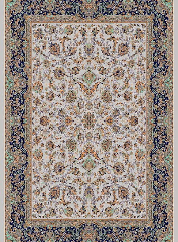 قالیچه و فرشینه سنتی و مدرن هال و پذیرایی برند رویان کد D183 سایت خرید برو