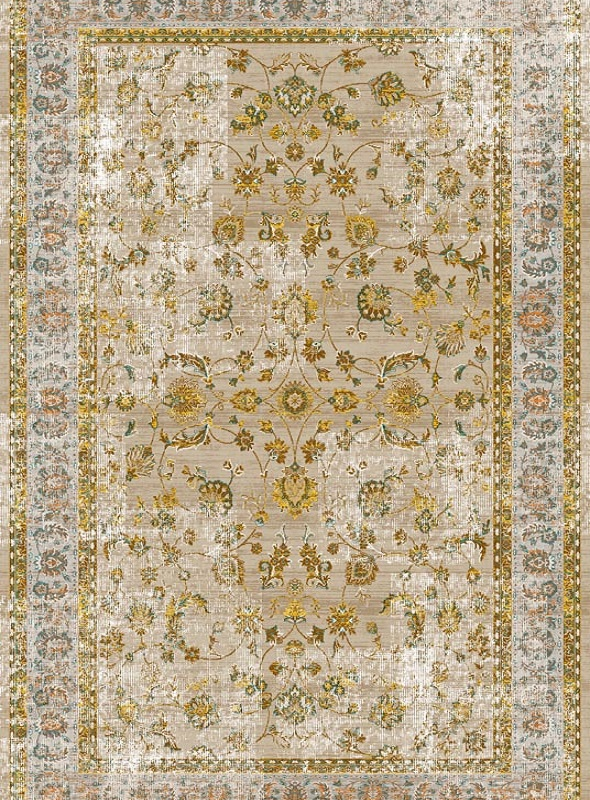 قالیچه و فرشینه سنتی و مدرن هال و پذیرایی برند رویان کد D187 سایت خرید برو