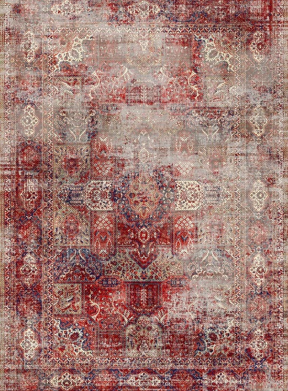 قالیچه و فرشینه سنتی و مدرن هال و پذیرایی برند رویان کد D189 سایت خرید برو