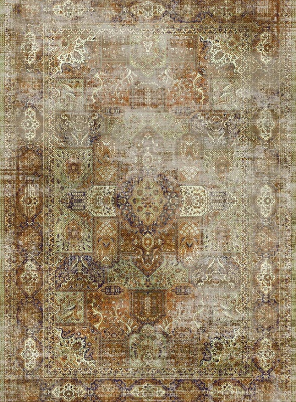 قالیچه و فرشینه سنتی و مدرن هال و پذیرایی برند رویان کد D190 سایت خرید برو