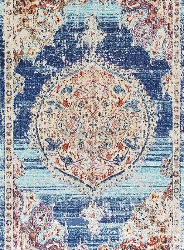 قالیچه و فرشینه سنتی و مدرن هال و پذیرایی برند رویان کد D198 سایت خرید برو