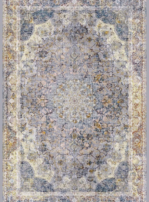 قالیچه و فرشینه سنتی و مدرن هال و پذیرایی برند رویان کد D203 سایت خرید برو