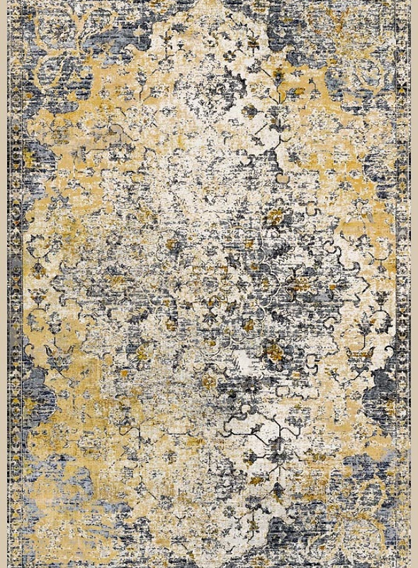 قالیچه و فرشینه سنتی و مدرن هال و پذیرایی برند رویان کد D204 سایت خرید برو