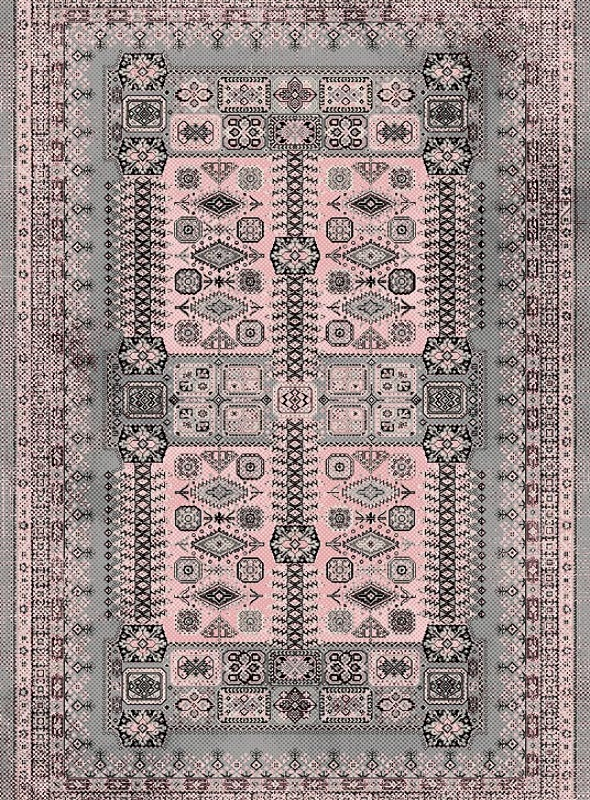 قالیچه و فرشینه سنتی و مدرن هال و پذیرایی برند رویان کد D228 سایت خرید برو