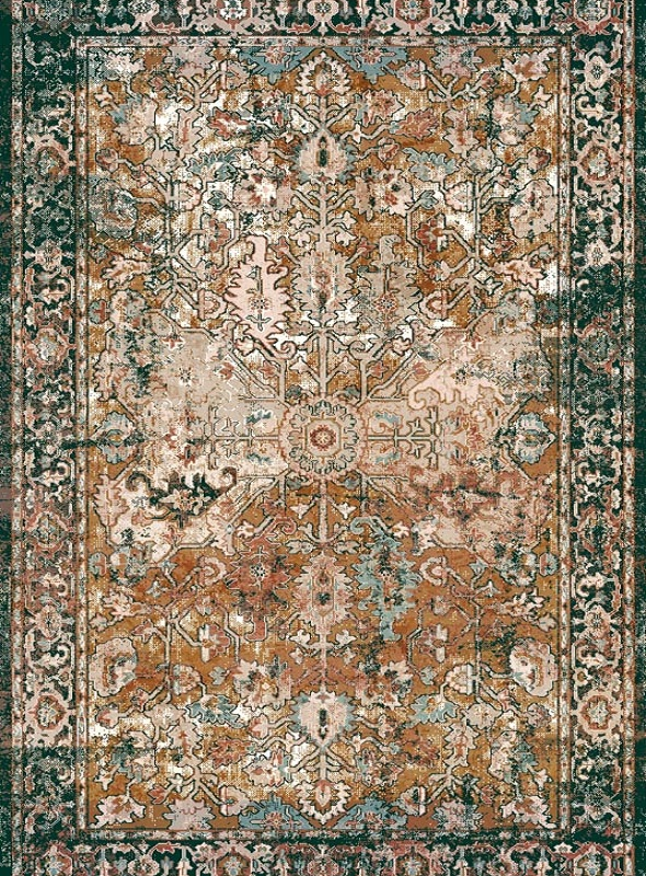 قالیچه و فرشینه سنتی و مدرن هال و پذیرایی برند رویان کد D229 سایت خرید برو