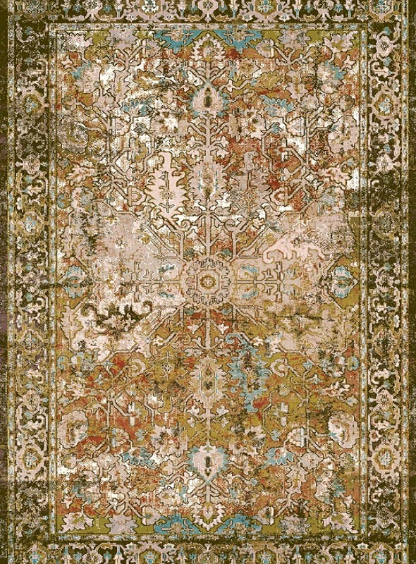 قالیچه و فرشینه سنتی و مدرن هال و پذیرایی برند رویان کد D230 سایت خرید برو