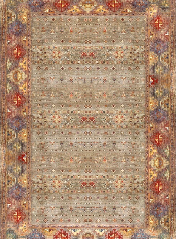 قالیچه و فرشینه سنتی و مدرن هال و پذیرایی برند رویان کد D234 سایت خرید برو