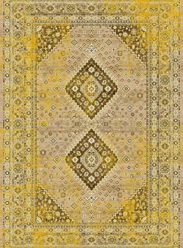 قالیچه و فرشینه سنتی و مدرن هال و پذیرایی برند رویان کد D240 سایت خرید برو