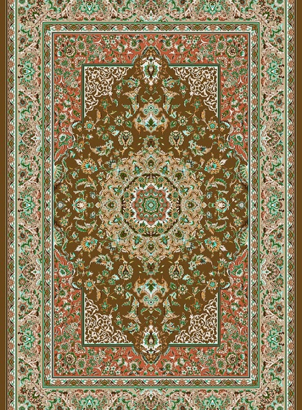 قالیچه و فرشینه سنتی و مدرن هال و پذیرایی برند رویان کد D249 سایت خرید برو