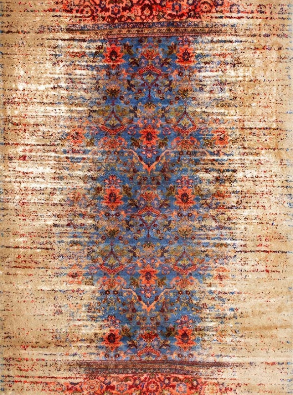 قالیچه و فرشینه سنتی و مدرن هال و پذیرایی برند رویان کد D255 سایت خرید برو