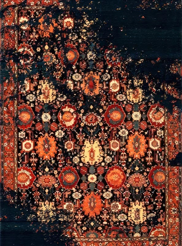 قالیچه و فرشینه سنتی و مدرن هال و پذیرایی برند رویان کد D258 سایت خرید برو