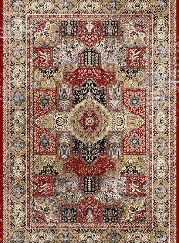 قالیچه و فرشینه سنتی و مدرن هال و پذیرایی برند رویان کد D269 سایت خرید برو