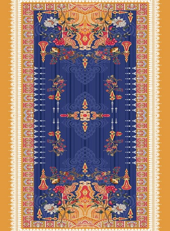 قالیچه و فرشینه سنتی و مدرن هال و پذیرایی برند رویان کد D275 سایت خرید برو