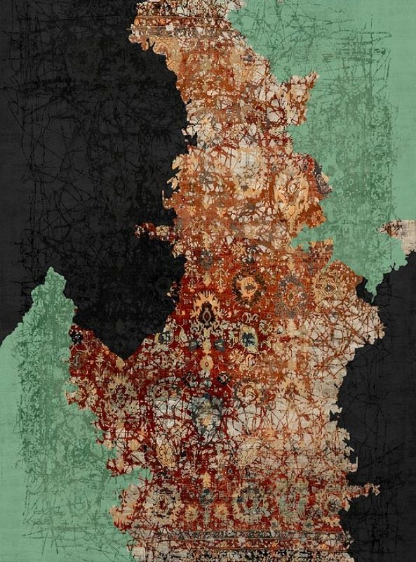 قالیچه و فرشینه سنتی و مدرن هال و پذیرایی برند رویان کد D282 سایت خرید برو