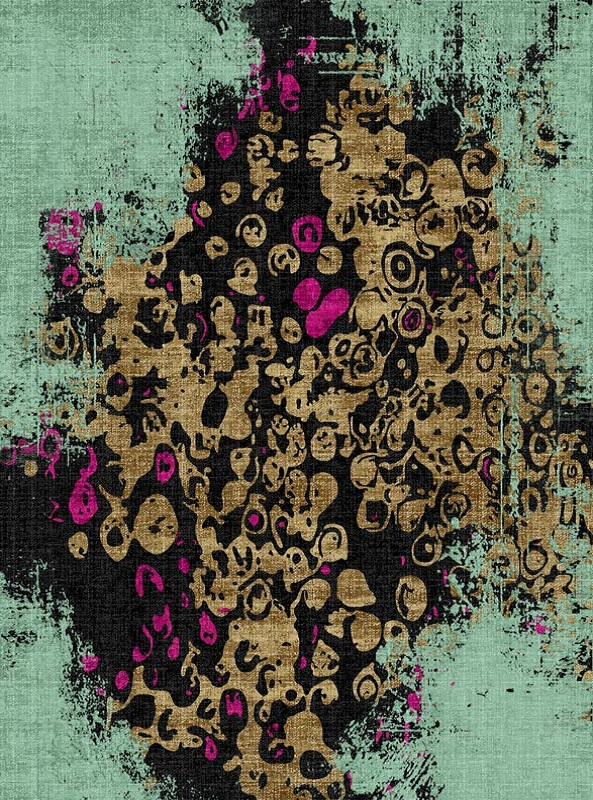 قالیچه و فرشینه سنتی و مدرن هال و پذیرایی برند رویان کد D296 سایت خرید برو