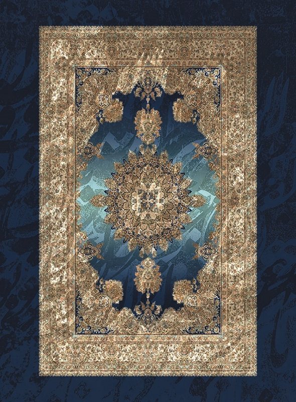 قالیچه و فرشینه سنتی و مدرن هال و پذیرایی برند رویان کد D303 سایت خرید برو