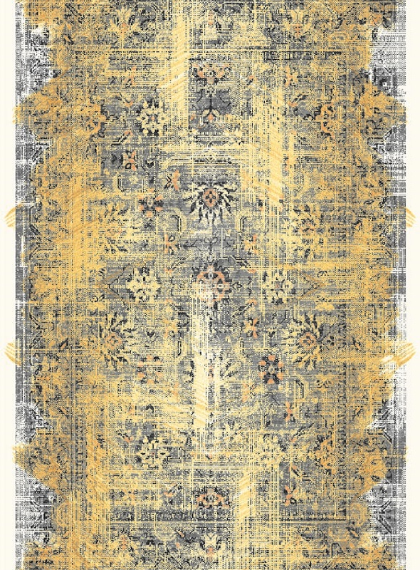 قالیچه و فرشینه سنتی و مدرن هال و پذیرایی برند رویان کد D304 سایت خرید برو