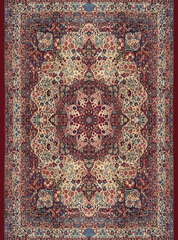 قالیچه و فرشینه سنتی و مدرن هال و پذیرایی برند رویان کد D324 سایت خرید برو