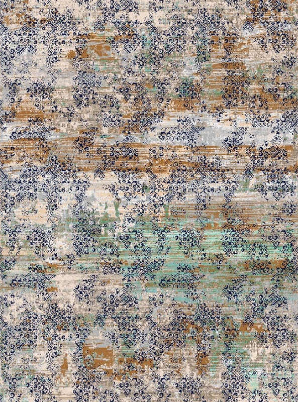 قالیچه و فرشینه سنتی و مدرن هال و پذیرایی برند رویان کد D335 سایت خرید برو