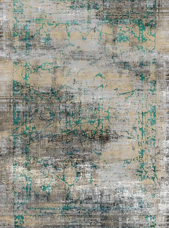 قالیچه و فرشینه سنتی و مدرن هال و پذیرایی برند رویان کد D343 سایت خرید برو