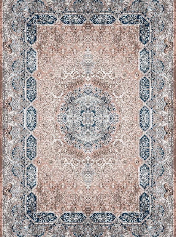 قالیچه و فرشینه سنتی و مدرن هال و پذیرایی برند رویان کد D349 سایت خرید برو