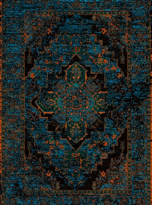 قالیچه و فرشینه سنتی و مدرن هال و پذیرایی برند رویان کد D352 سایت خرید برو