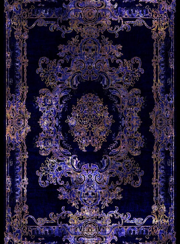 قالیچه و فرشینه سنتی و مدرن هال و پذیرایی برند رویان کد D357 سایت خرید برو