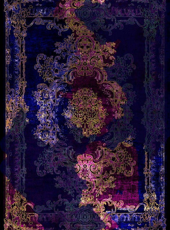 قالیچه و فرشینه سنتی و مدرن هال و پذیرایی برند رویان کد D358 سایت خرید برو