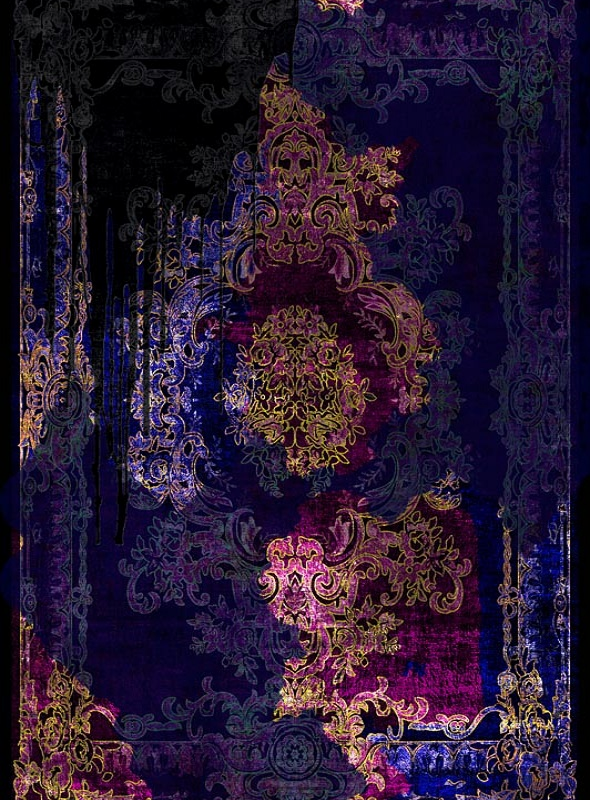 قالیچه و فرشینه سنتی و مدرن هال و پذیرایی برند رویان کد D359 سایت خرید برو