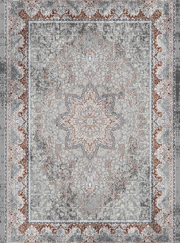 قالیچه و فرشینه سنتی و مدرن هال و پذیرایی برند رویان کد D363 سایت خرید برو