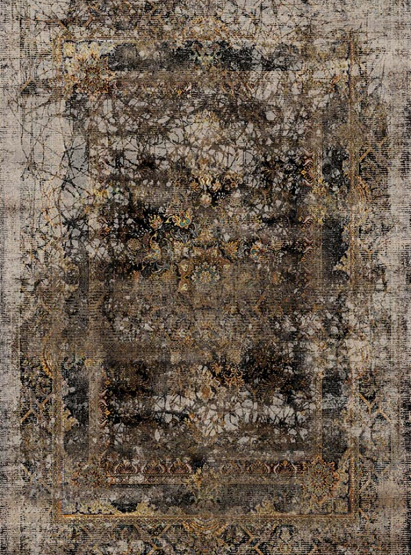 قالیچه و فرشینه سنتی و مدرن هال و پذیرایی برند رویان کد D364 سایت خرید برو