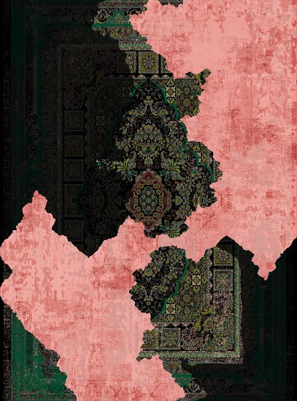 قالیچه و فرشینه سنتی و مدرن هال و پذیرایی برند رویان کد D366 سایت خرید برو