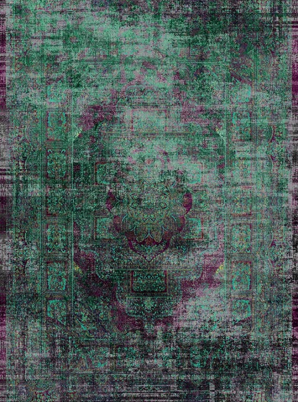 قالیچه و فرشینه سنتی و مدرن هال و پذیرایی برند رویان کد D383 سایت خرید برو